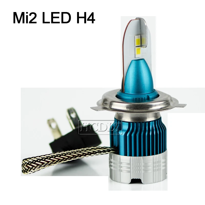 HCDLT Mi2 H4 H7 LED Car Headlight Bulb Kit 50W 6500K White Mini H1 H11 9005 HB4 Auto Car Accessories LED Headlamp Fog Light Bulb (9)