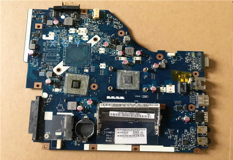 

For Acer aspire 5253 Laptop Motherboard P5WE6 LA-7092P 100% Test Ok