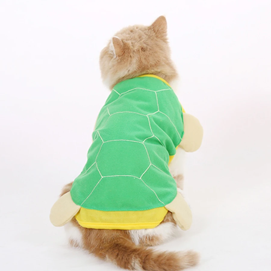 Pet Costume  Clothes Cats  Wear Vest Flannel Blouse Autumn 