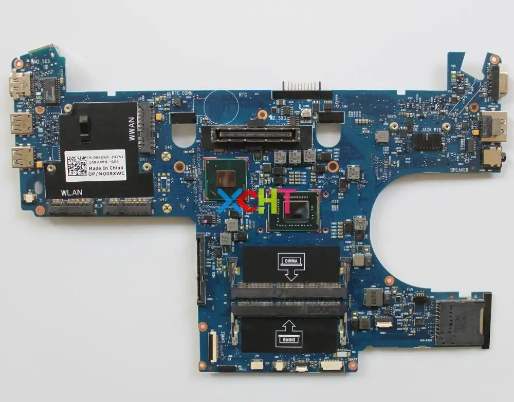 

for Dell Latitude E6220 i3-2330M 08XWC 008XWC CN-008XWC Laptop Motherboard Mainboard Tested & Working Perfect