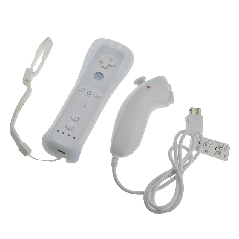 

2 in 1 Wireless Controle Built In Motion Plus Remote Controller For Nintend Wii Bluetooth Remote for Wii Game Accessories