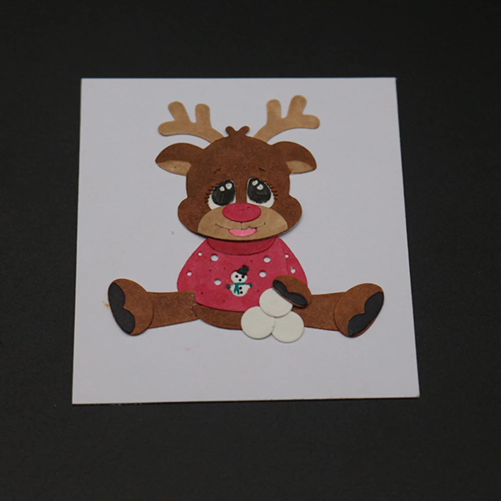 detail feedback questions about swovo new cartoon baby deer metal baby deer stencil