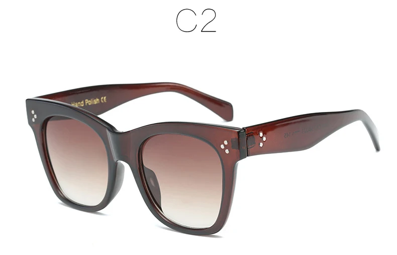 Sen Maries, модные женские ретро солнцезащитные очки, оправа для женщин,, популярный бренд, дизайнер, поликарбонат, квадратный стиль, оптическая оправа, UV400 - Цвет оправы: C2