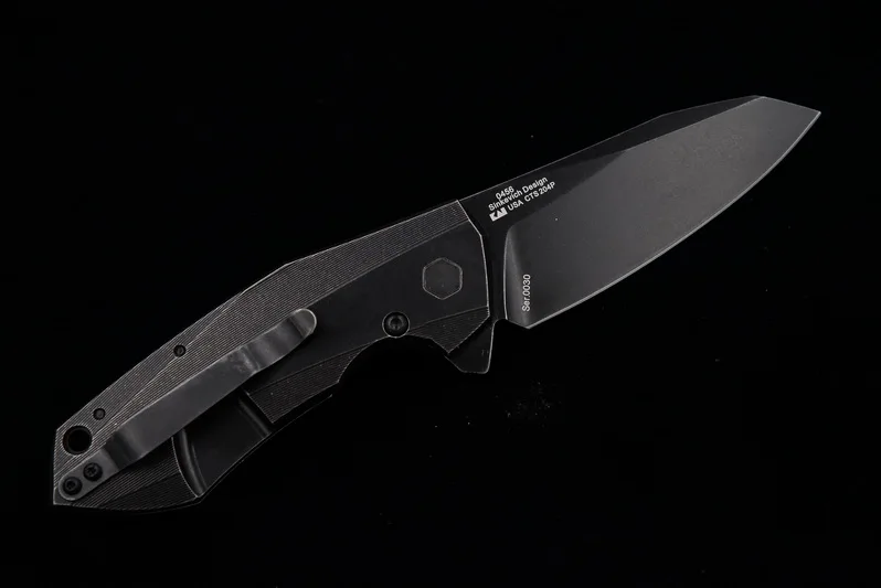 JUFULE ZT0456 0456BW складной титановый шарикоподшипник Флиппер охотничий лагерь карманный инструмент для выживания EDC D2 лезвие кухонный нож