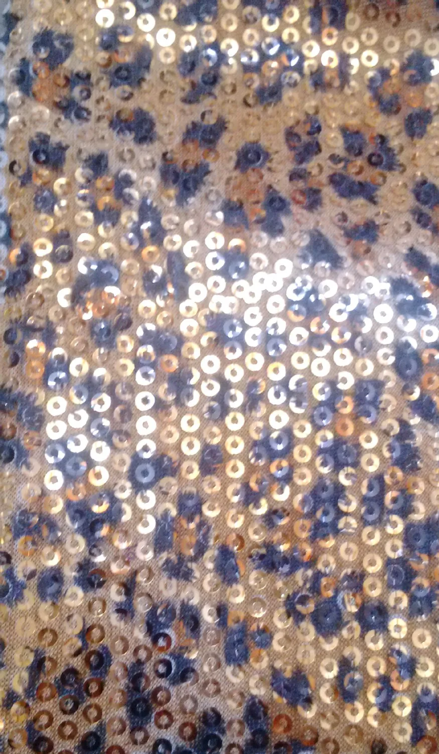 

Free Shipping Fashion Sequins Leopard Print Fabric,6 Colours for Choice,130cm Width,XERY6113