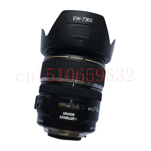 Ew-73bii EW-73B бленда для Canon 18-135/17-85 мм 60D/700D/750d/7d2/760d Камера