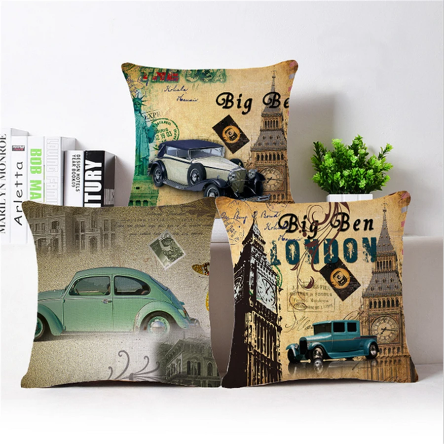 الشمال أوروبا سيارة خمر ديكور المنزل الإبداعية الأوروبي الكتان رمي وسادة وسادة الزخرفية الغلاف ل مكتب أريكة pouf b127 الشمال أوروبا سيارة خمر ديكور المنزل الإبداعية الأوروبي الكتان رمي وسادة وسادة الزخرفية الغلاف ل مكتب أريكة pouf b127