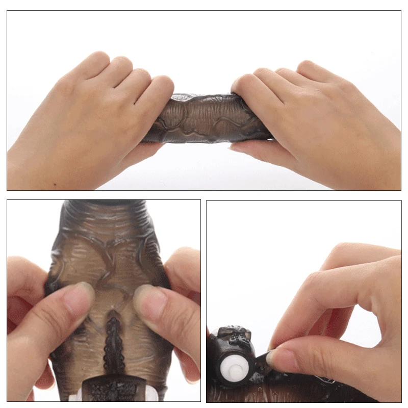 penis enlargement condoms cock rings silicone reusable condom