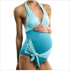 ARLONEET слитные боди для беременных, монокини, купальный костюм для беременных, однотонный эластичный купальник с оборками, пляжная одежда gd09