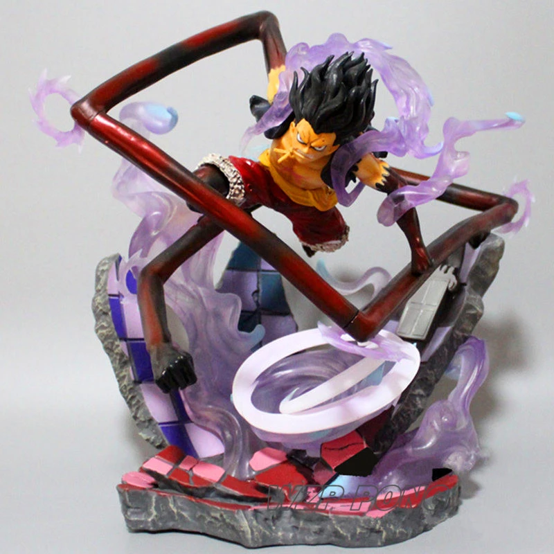 31cm One Piece Cake Island Monkey D Luffy Gear 4 Snake Battle Form Figurine Dolls Toys Pvc Action Figure Collectible Model Toys Action Figures Aliexpress