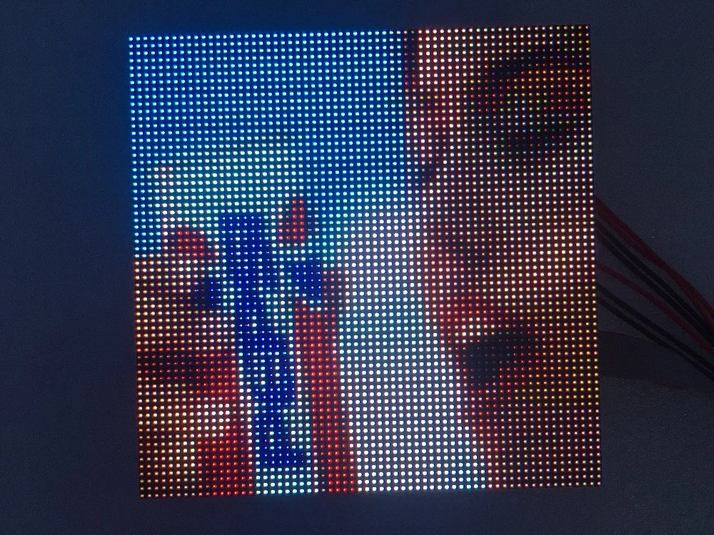 64x64 indoor RGB hd p3 indoor led module video wall high quality P2.5 P3 P4 P5 P6 P7.62 P8 P10 LED panel full color led display