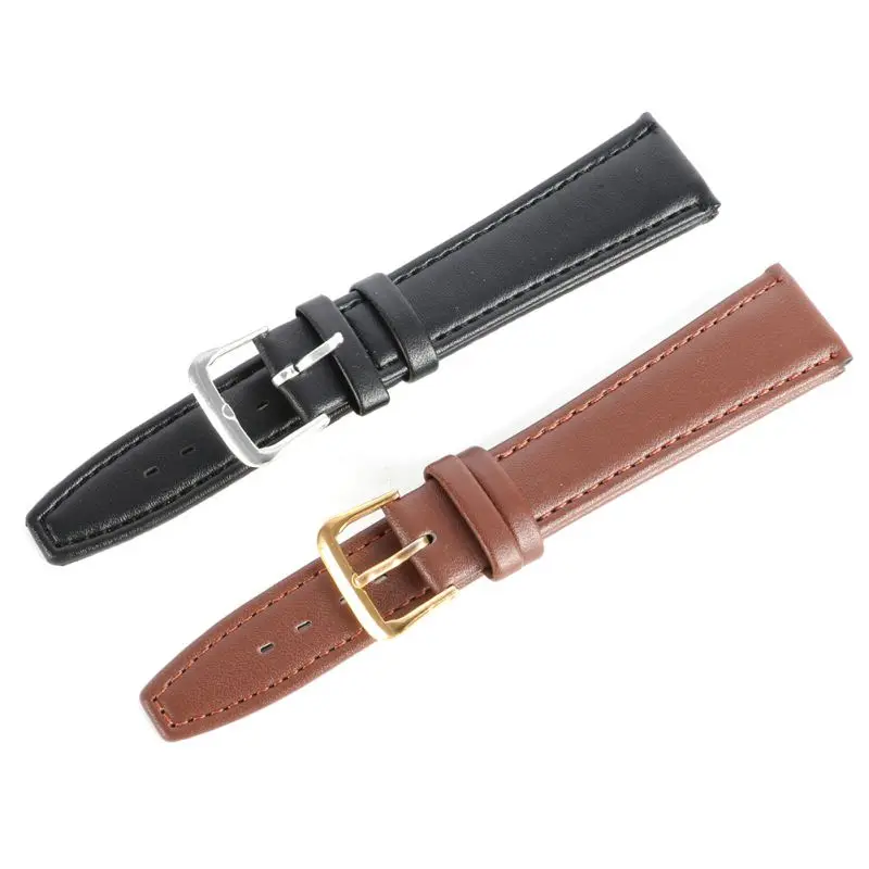 

PU Leather Men Women Watch Strap Band Watchband Watch Compass Brand