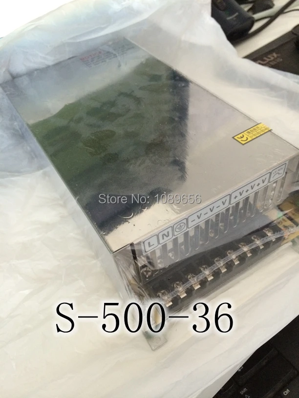 input 110v 220v Single Output Switching power supply unit 500W 36V 14A