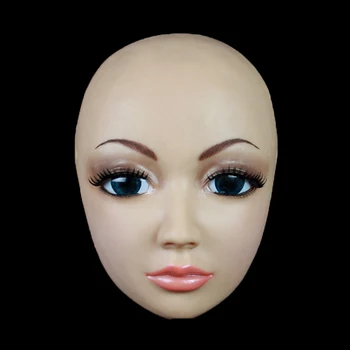

MUSIC POET Female realistic silicone mask for crossdresser Halloween party mask cosplay masquerade shemale drag quee