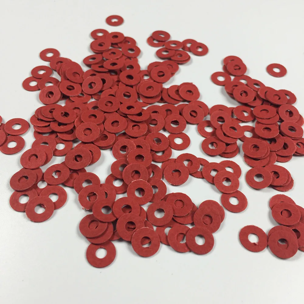 M6 Red Fibre Washer Fiber Washer FREEPOST Pack of 10 M6 Red Fibre Washer Fiber Washer FREEPOST Pack of 10