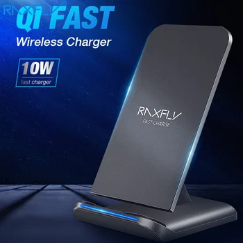 

RAXFLY 10W Wireless Charger Stand For Huawei P30 Pro Honor 8X QI Wireless Quick Charging Phone Fast Charge Wireless Charge Stand