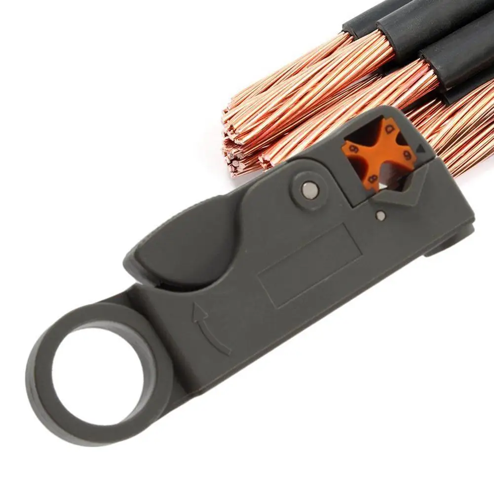 1Pc Coaxial Household Multi Tool Cable Stripper/Cutter Tool Rotary Coax