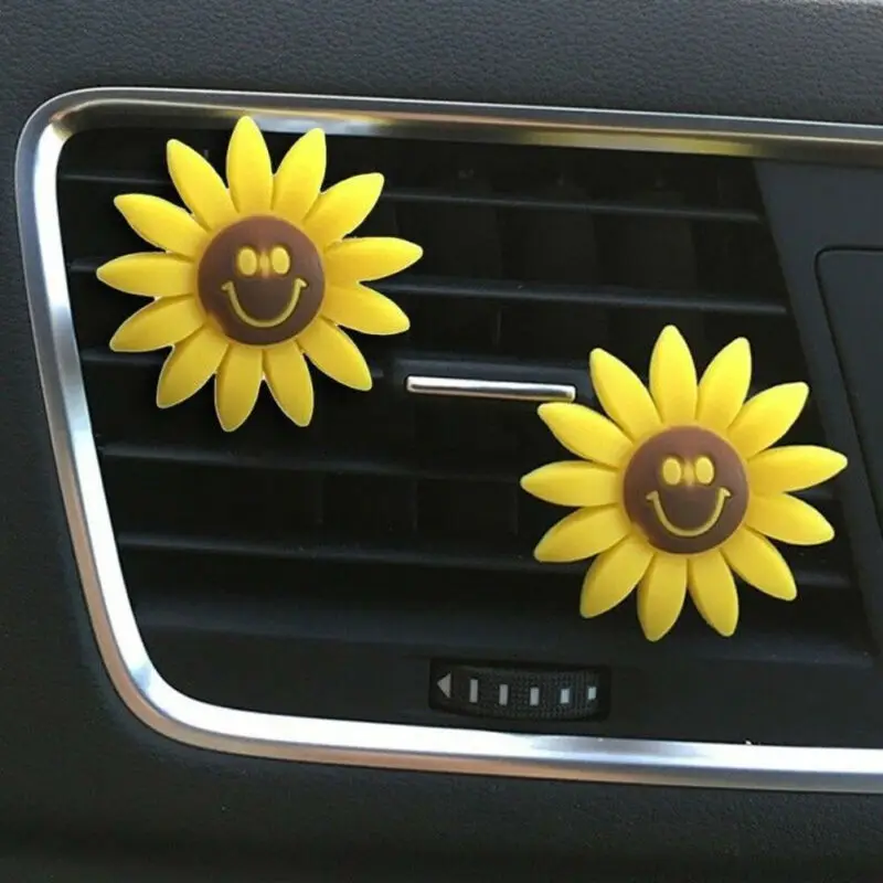 

Car Sunflower Air Outlet Duftendes Parfüm Clip Luftfilter Diffusor
