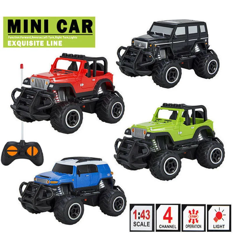 Rc Vehicles Mini Rc Car Plastic Surprise Gift Toy Vehicle Rc Car 4CH Boys Gifts Rc Rock Crawler Cars Hobbies Remote Control