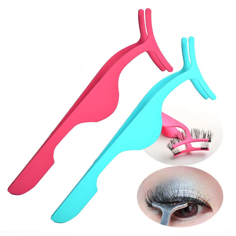 

YOKPN Multifunctional Magnetic Eyelash Curler False Eyelashes Auxiliary Tools Eyebrow Clip Eye Lashes Curler Makeup Tweezers