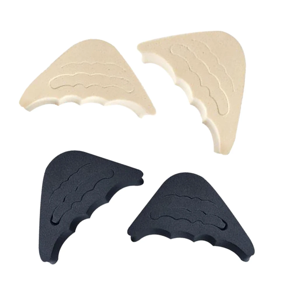 1 Pair Rubber Women Forefoot Insert Toe Plug High Heel Toe Pad Cushioning Pain Toe Protector Big Shoe Front Filling Adjuster