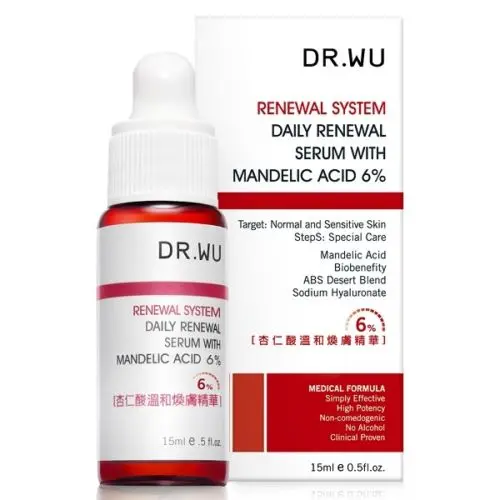 

Dr.Wu Daily Renewal Serum With Mandelic Acid 6% 15ml Plus Acne Oily Skin Serum