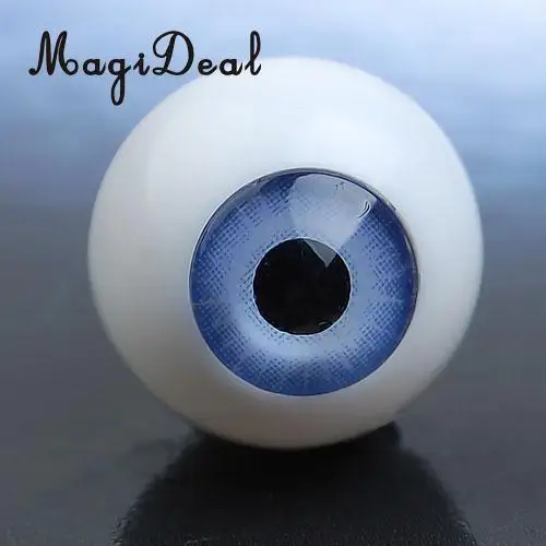 8Pcs/Pack Round Acrylic Doll Eyes Eyeballs for Dolls Plush Animal Toys Halloween Props DIY Craft Accs 16mm