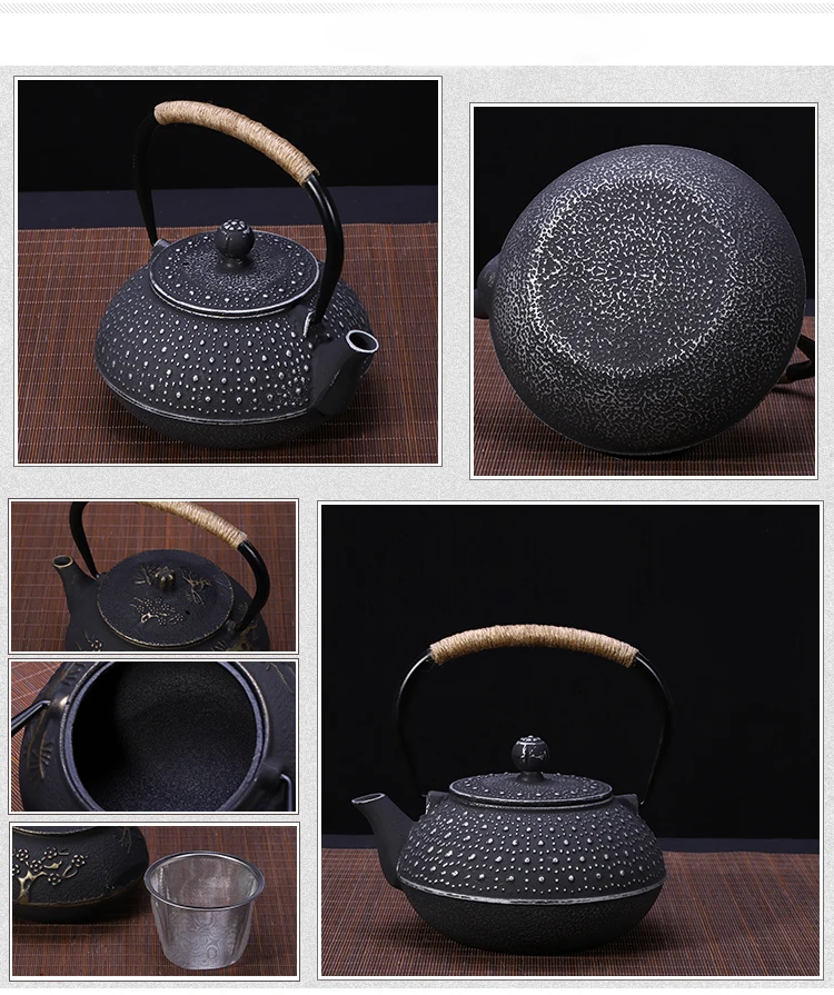 0.9л чугунный чайник ручной работы без БФА Исин самовар стеклянный керамический эмалированный чайник из глины эмалированный чайник пуэр чай кунг-фу