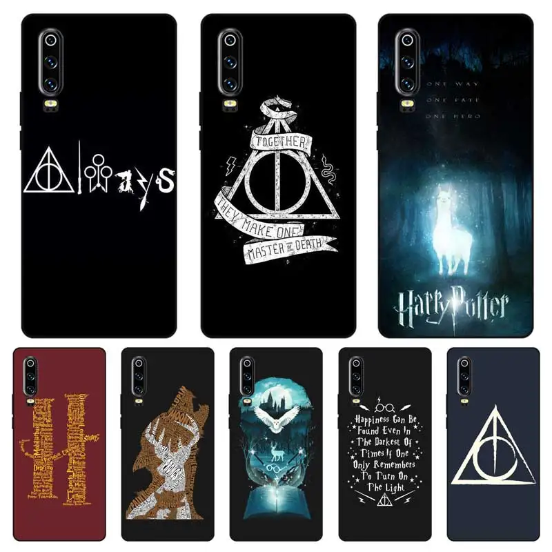 

N334 Harry Potter Hot Black Silicone Case Cover For Huawei P8 P9 P10 P20 P30 Lite Pro P Smart Plus 2017 2019