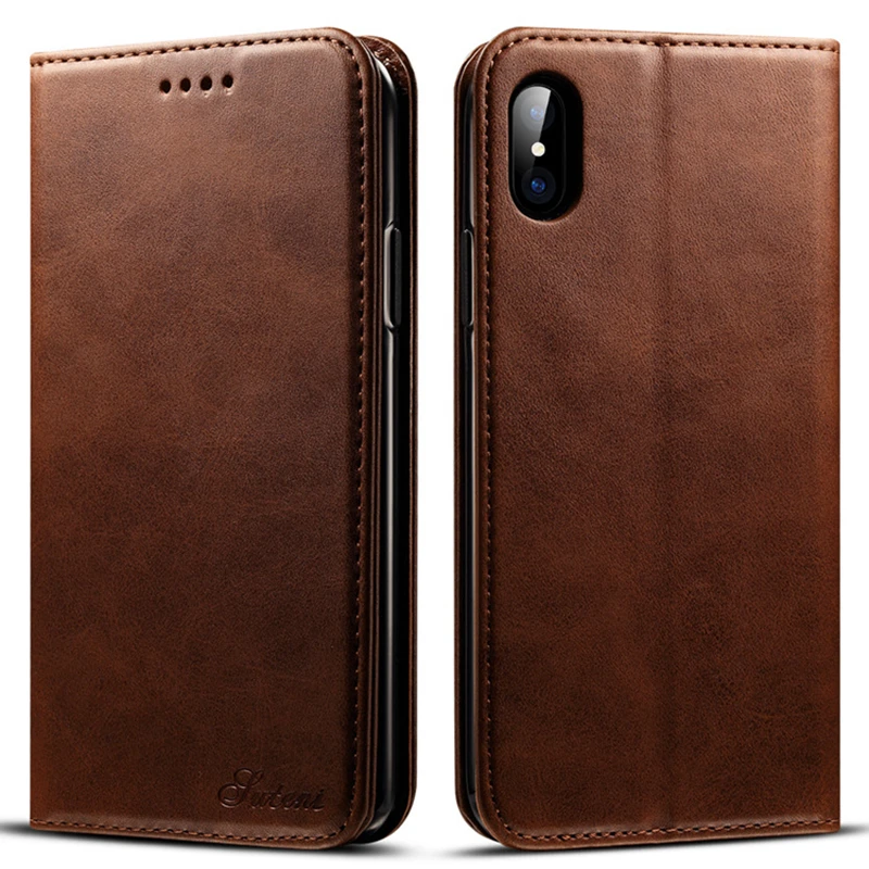 Wallet phone case with Card function Mobile Phone Bags &amp Cases new style for iphone X leather business high end phong protection |