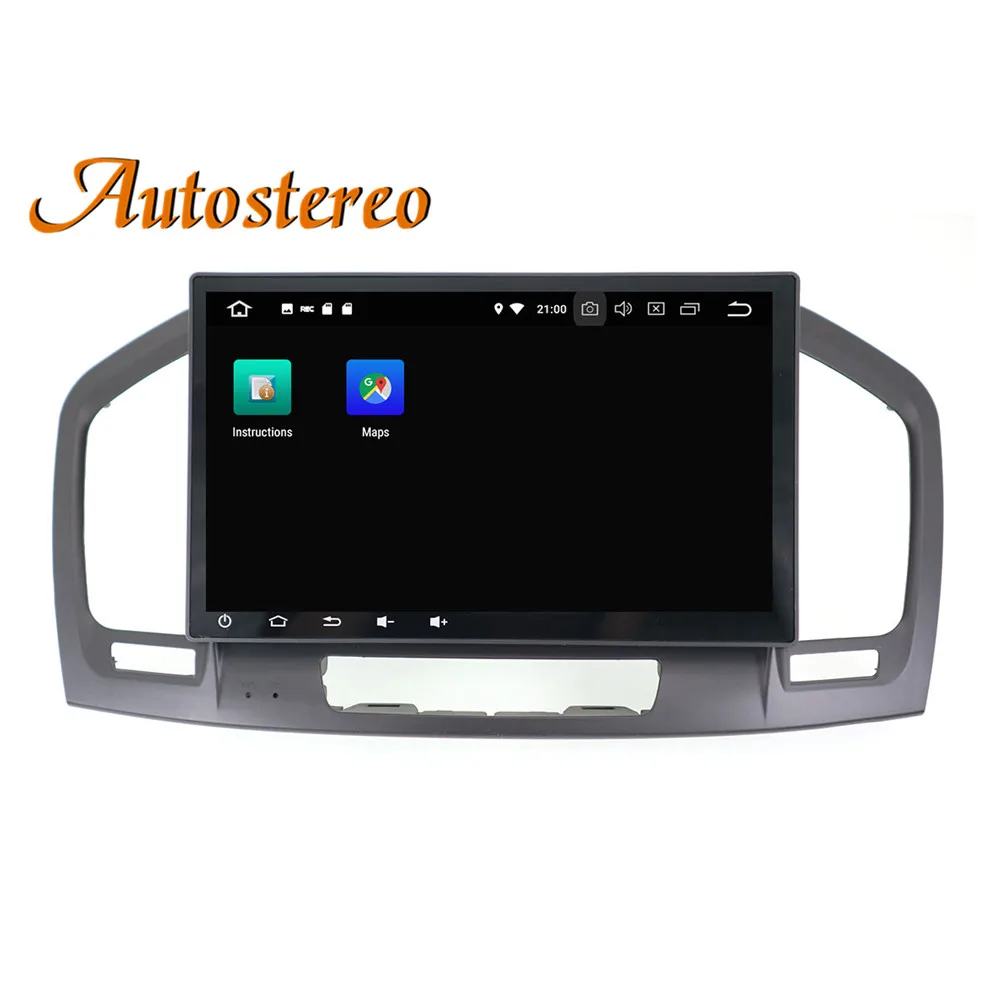 Top Android 9 DPS Max 64GB Car GPS navigation For Opel Insignia 08-13 multimedia car NO DVD auto player headunit radio tape recorder 10