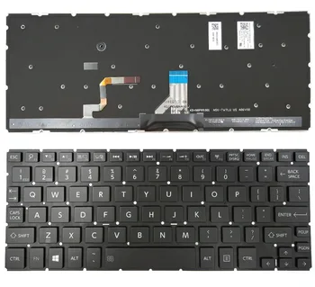 

New laptop keyboard for toshiba Satellite P25W-C2300 P25W-C2300-4K P25W-C2302 P25W-C2304-4K US With Backlit Without Frame