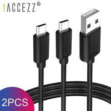 !ACCEZZ 2 pcs Micro USB Sync Data Cable For Huawei Xiaomi 4 Redmi Note 5 Pro Samsung Galaxy S7 S6 Edge Fast Charging Data Cord !ACCEZZ 2 pcs Micro USB Sync Data Cable For Huawei Xiaomi 4 Redmi Note 5 Pro Samsung Galaxy S7 S6 Edge Fast Charging Data Cord