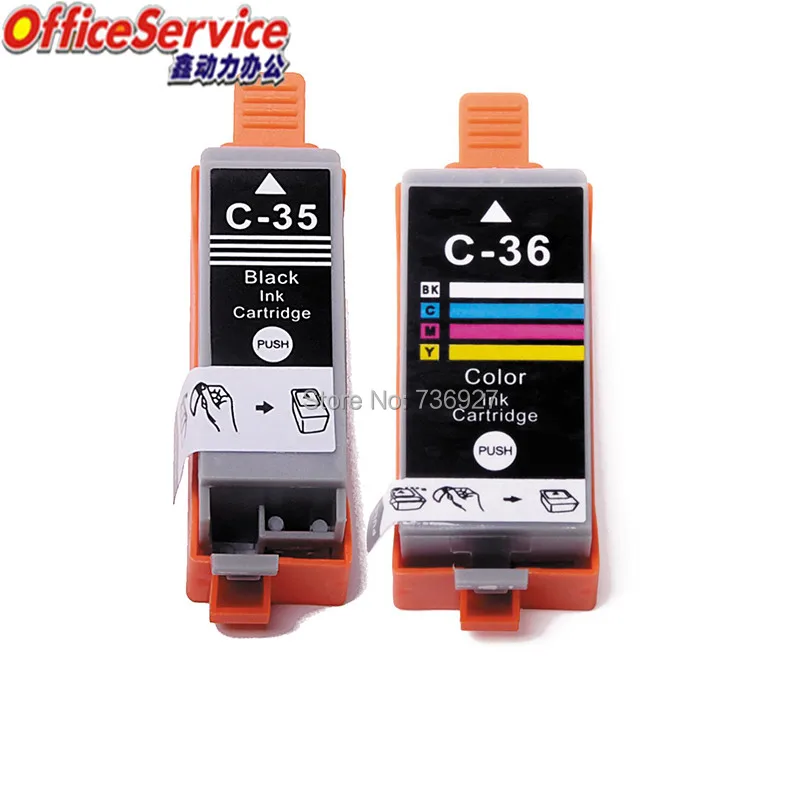 5 черный PGI 35 Совместимый струйный картридж PGI35 для принтера Canon PIXMA IP100B IP100|inkjet