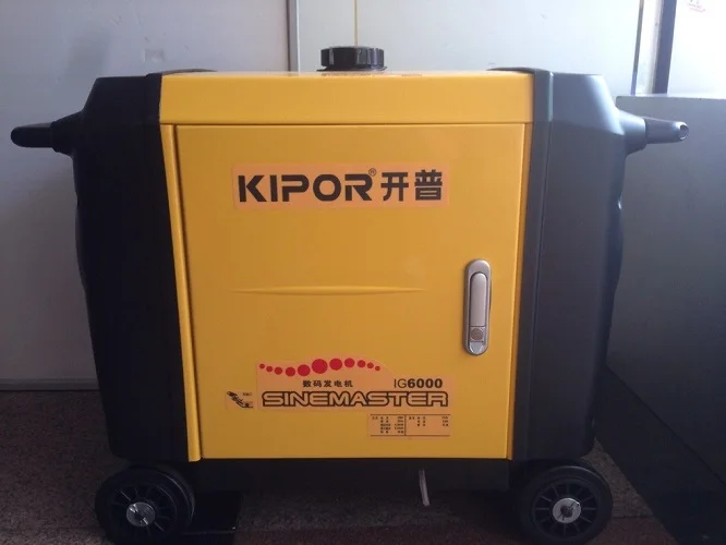 Доставка инверторного генератора IG6000 Kipor 5.5kVA 6.0kVA 220V/50Hz бесшумный бензиновый