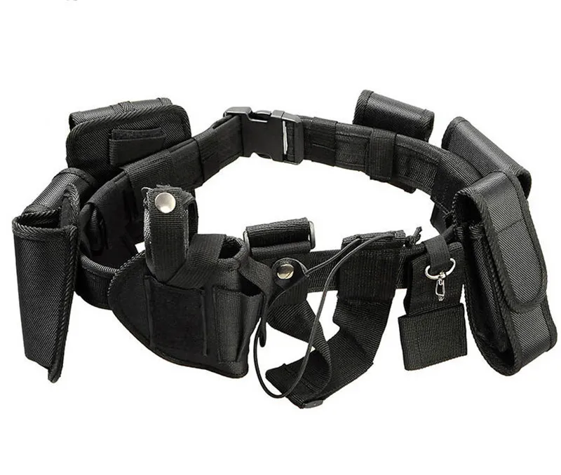 Security Belts Set Outdoor Tactical Military Guard Utility Kit Duty Belt MP