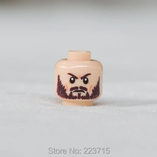 * Minifigs напечатанная головка 20 шт DIY Просветленный блок кирпич Часть No. Совместим с