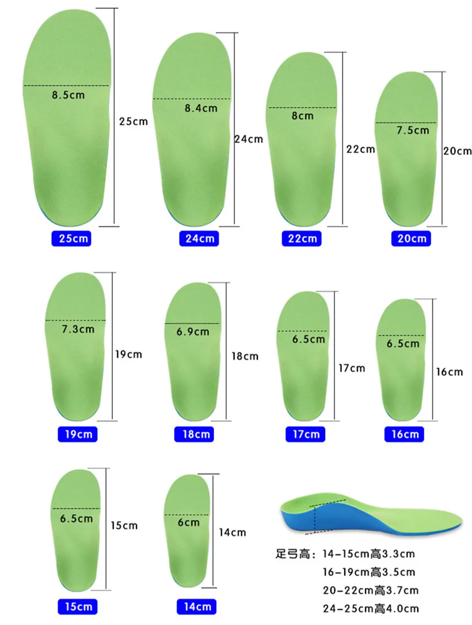 Детские ортопедические стельки для детской обуви с плоской подошвой, поддержка свода стопы, ортопедические подушки, коррекция, уход за здоровьем ног, стелька