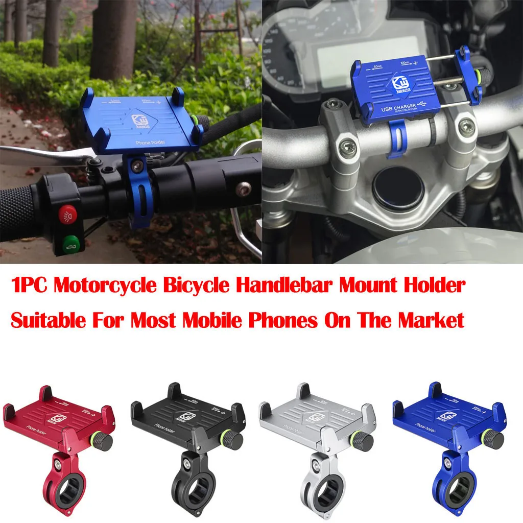 

bicycle phone holder Reliable Mount Universal MTB Mobile Cell Phone GPS Metal Motorcycle Holder on Road bike Moto Handlebar