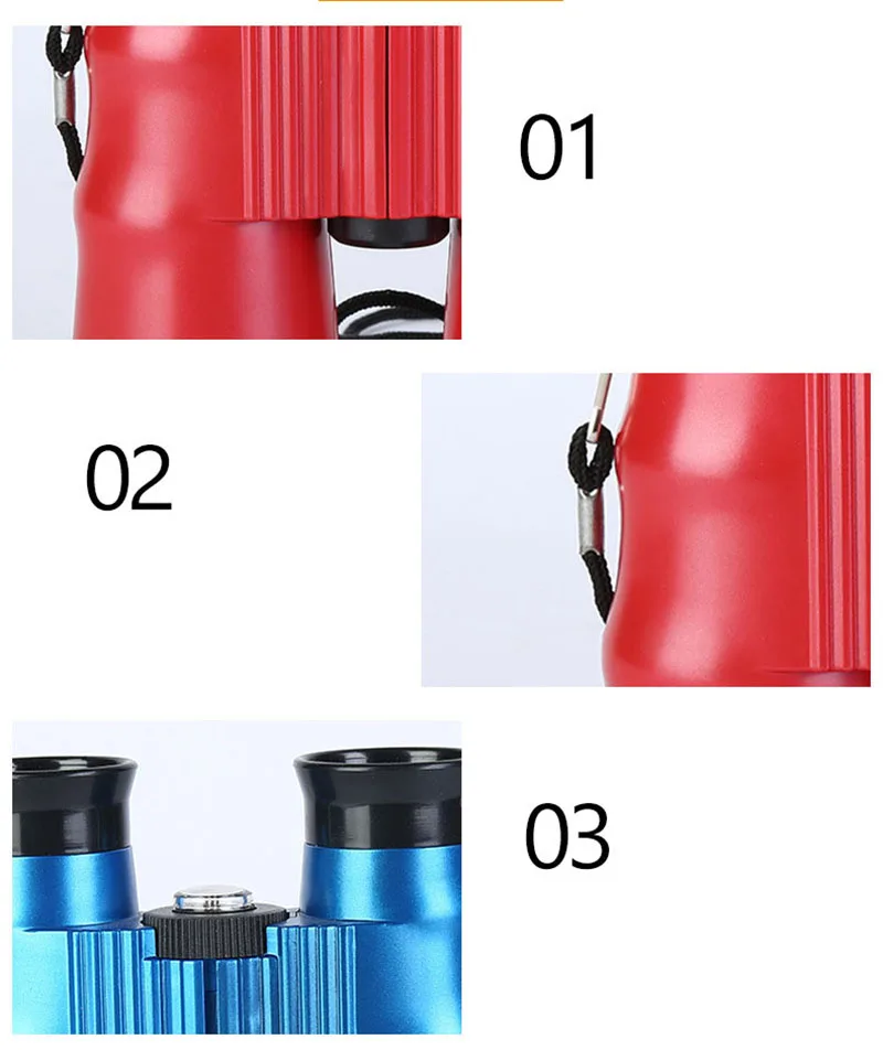 6X36 Folding Binoculars Telescope For Kids Toys Birthday Gift Outdoor Camping Tools Travelling Bird Watching Zoom Field Glasses (7)