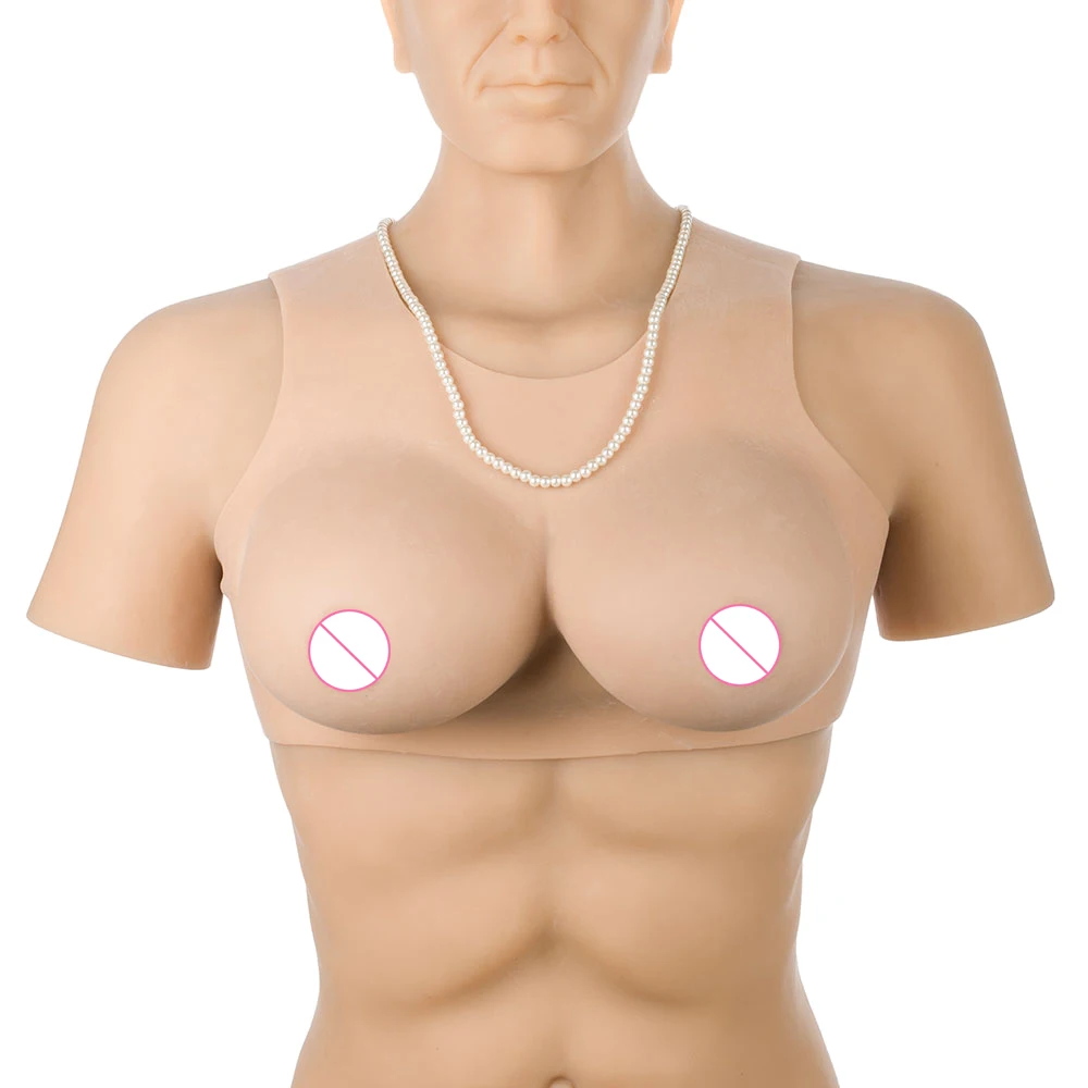 

IBANBIA New design C/D/F Cup Top Quality Full Bionic Fake Boobs With Nipple Realistic Artificial Silicone Breast Form