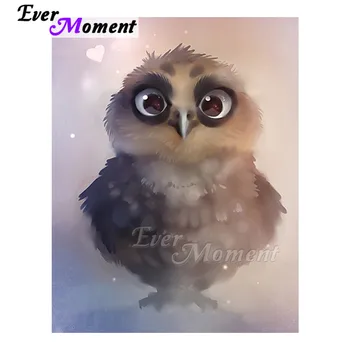

Ever Moment Diamond Painting Cute Owl Art Picture Of Rhinestone Mosaic Decoration For Home Diamond Embroidery Decor 3F1830