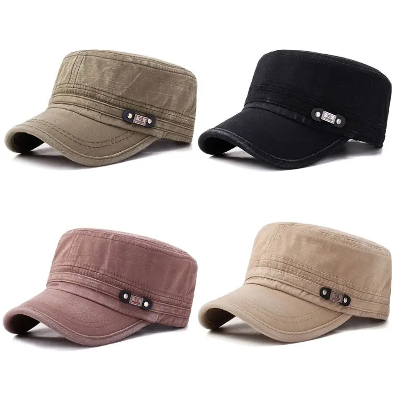 Military Hats for Men MENS WOMENS UNISEX MILITARY ARMY STYLE CAPS PLAIN ...