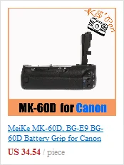 Meike MK-5D4 многофункциональная Батарейная ручка для Canon 5D Mark IV+ 2* LP-E6 батарея+ USB двойное зарядное устройство для LP-E6