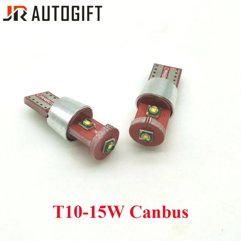 10 шт автомобилей Светодиодный T10 15 W canbus светодиодный W5W Canbus t10 светодиодный 3smd габаритный фонарь парковки свет t10 3 светодиодные лампы SMD свет внешний свет