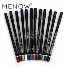 Menow 12 шт. макияжа с глаз Подводка для глаз карандаш Водонепроницаемый для бровей Красота Pen Eye Liner губ Щупы для мангала Косметика Средства ухода для век Макияж P08005