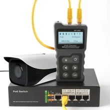 NOYAFA NF-488 PoE power test сетевой прибор для проверки PoE checker по Ethernet cat5, cat6 Lan test er сетевые инструменты PoE Switch test