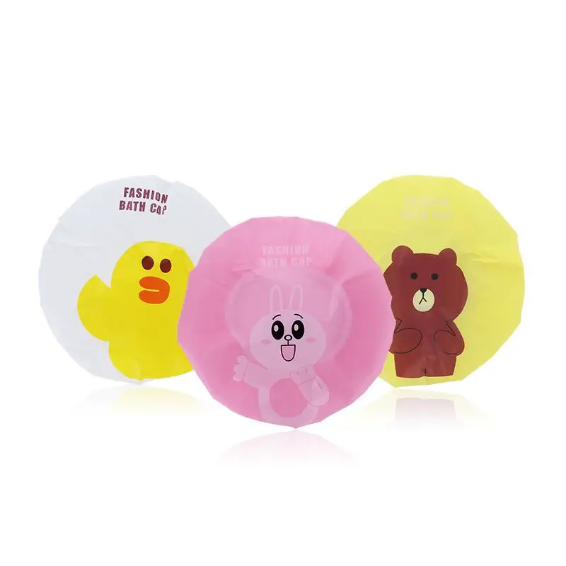 

LAMEILA Brand waterproof Shower cap Female money Adult Bath cap Cartoon shower