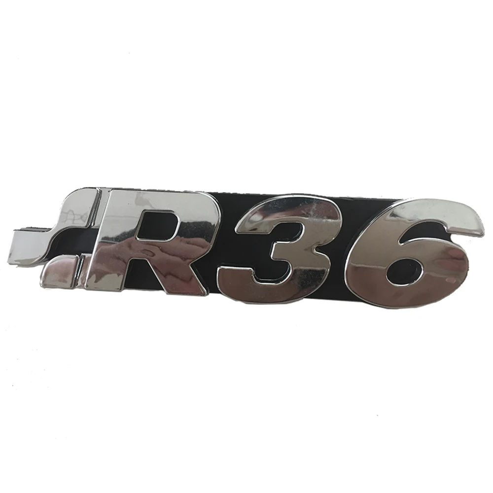  SBAIREA R32 R36 Car 3D Sticker for VW Golf R32 Front Grill Badge Emblem R32 Boot Logo Sticker R36 R