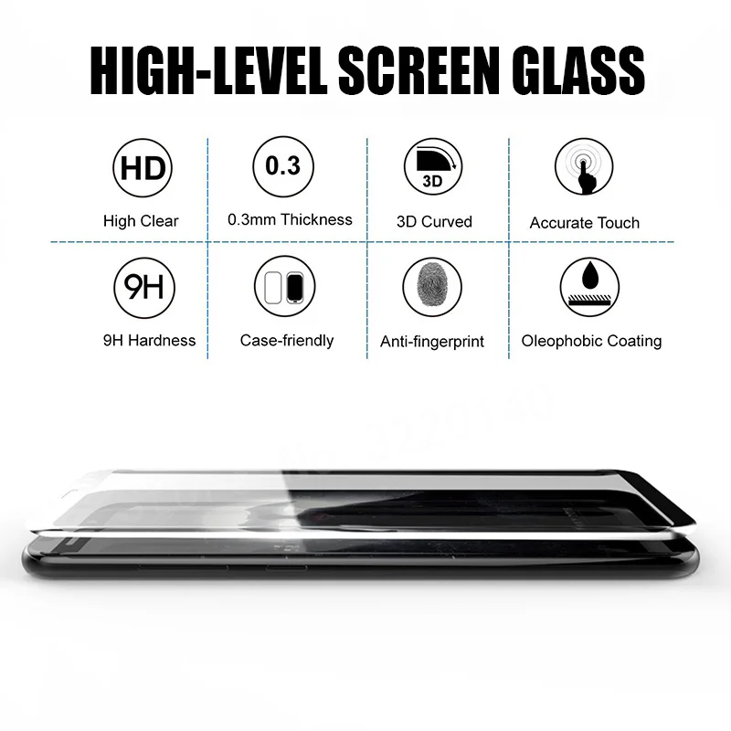 9H Full Cover Premium Tempered Glass For Samsung Galaxy Note 8 S8 Plus Film Screen Protector Film For galaxy S8 Protective Glass5
